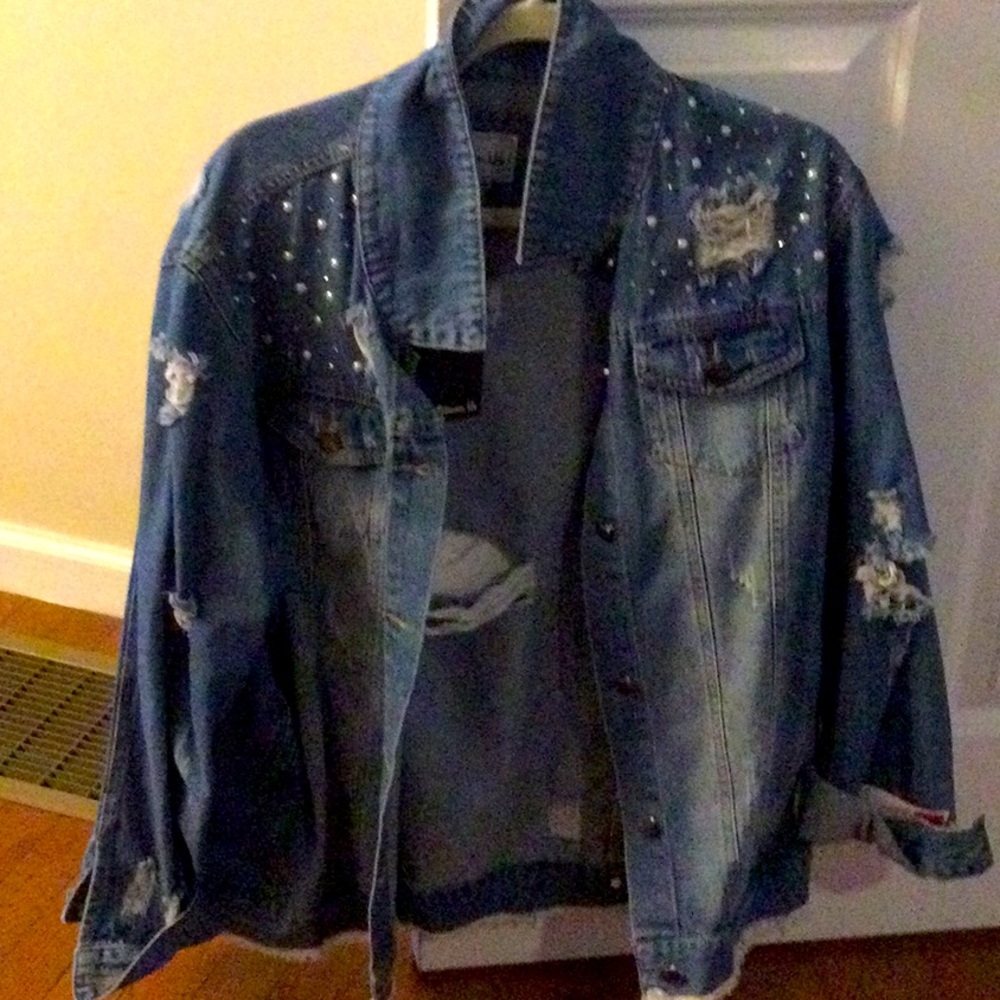 Distressed Jean Jacket